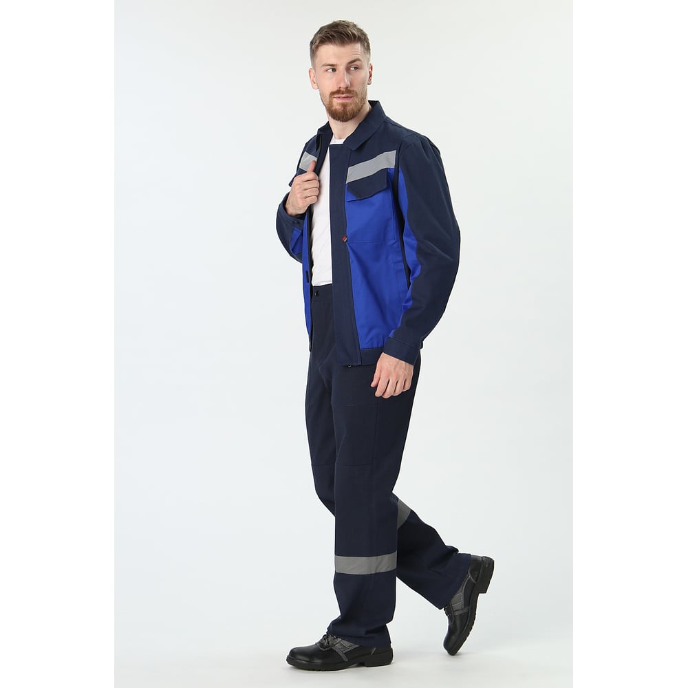 Изображение товара Костюм Факел Вираж-1 IMP, брюки, т.синий/васильковый, 44-46, 182-188 см