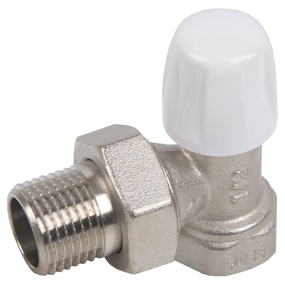 Изображение товара Запорный клапан для радиатора СТМ угловой 1/2 ТЕРМО CARAVL12