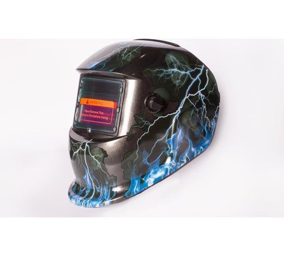 Изображение товара Маска сварочная (Welding Mask) рисунок Молния PLAZWELD PWE1609