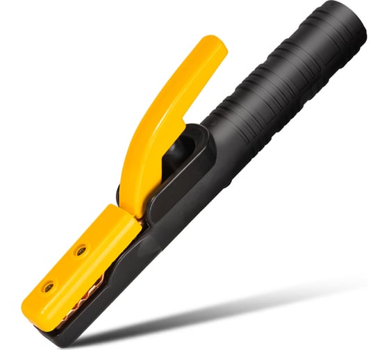 Изображение товара Электрододержатель DL23800A 295 мм, сила тока до 800A, диаметр электрода 6.3-10 мм, площадь поперечного сечения кабеля 70-95 кв.мм DELI 130131