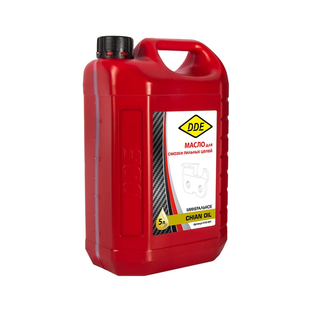 Изображение товара Минеральное масло для смазки цепей 5 л DDE 918-091