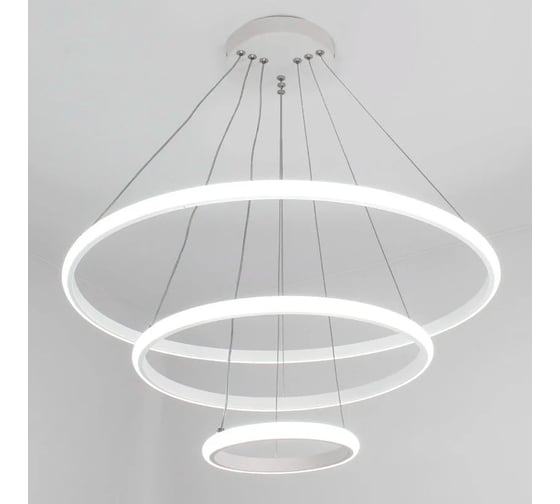 Изображение товара Управляемая светодиодная люстра ESTARES LATTE 75W 3R-ON/OFF белый УУО00004605