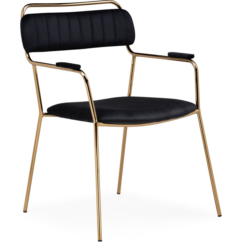 Изображение товара Стул Woodville Aspen black / gold 15652 - удобный и стильный