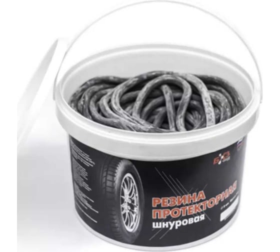 Изображение товара Шнуровая резиновая смесь БХЗ 2БК-11 для экструдера, d-8мм, 3кг 84153