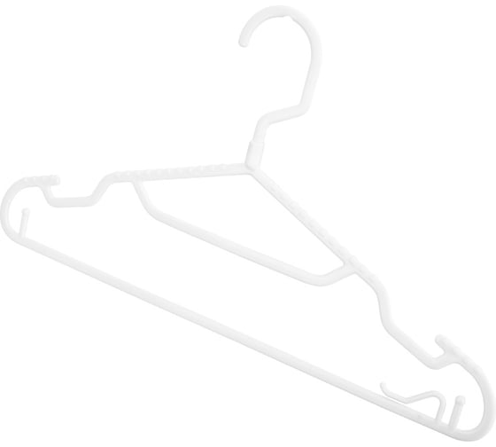 Изображение товара Комплект вешалок для легкой одежды Econova SLIM Р.46 4 шт, белый 434295516