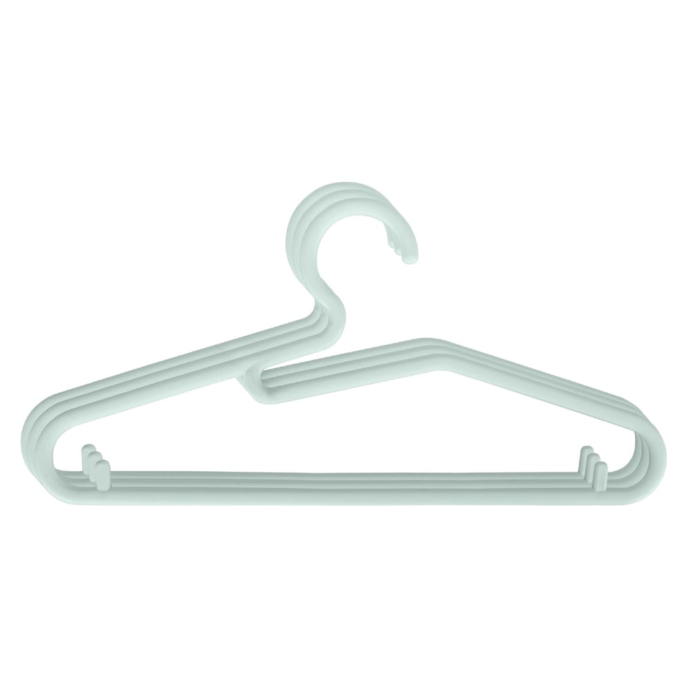 Изображение товара Комплект вешалок для детской одежды Пластишка 3 шт 34 см белый