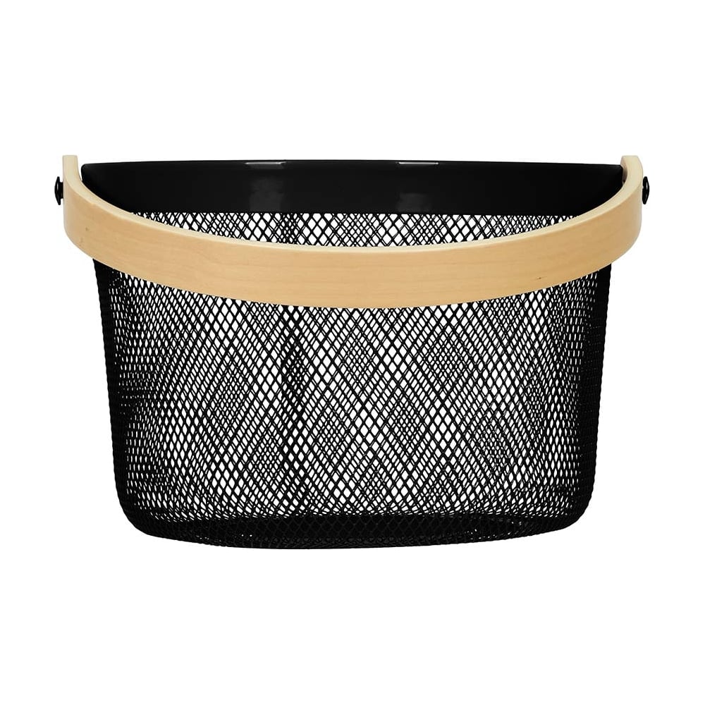 Изображение товара Металлическая корзина для хранения овощей и фруктов MARMITON 255x170 мм черная