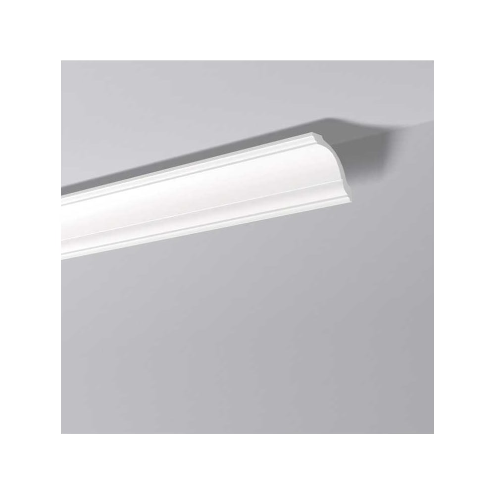 Изображение товара Плинтус потолочный NMC 2.0 LX-115 влагостойкий белый 80 мм 2 м