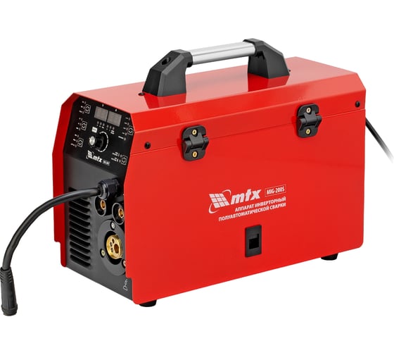 Изображение товара Инверторный полуавтомат сварки MTX MIG-200S 200 А, катушка 5 кг MTX 94303