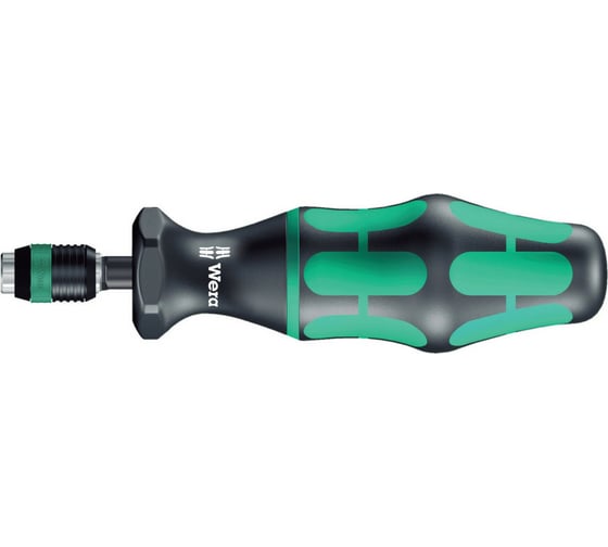 Изображение товара Динамометрическая отвертка с патроном WERA 7450 Kraftform Rapidaptor 0,1 Нм, 1/4 WE-074790