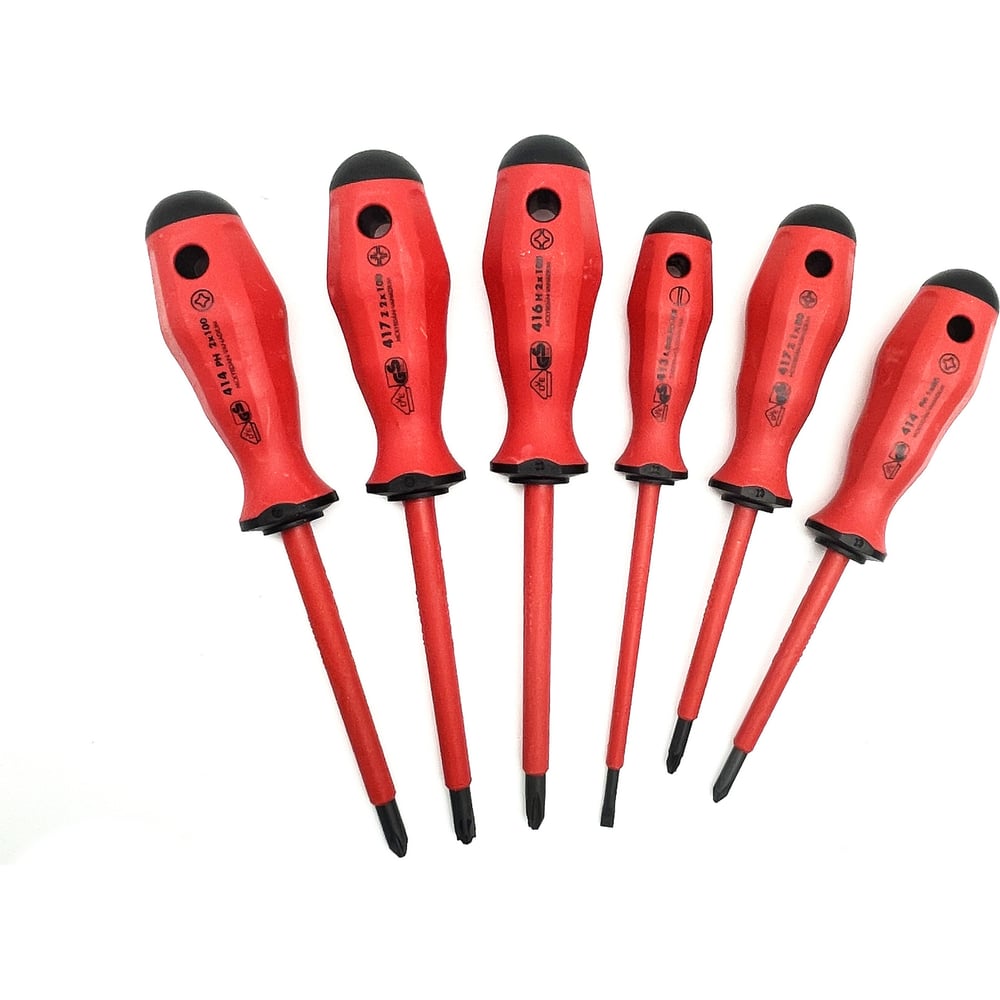 Изображение товара Набор отверток Felo 6 шт VDE 51396697 с HEX, PH, SL, PZ, CrMoV, диэлектрическое покрытие Изображение товара Набор отверток Felo 6 шт VDE 51396697 с HEX, PH, SL, PZ, CrMoV, диэлектрическое покрытие