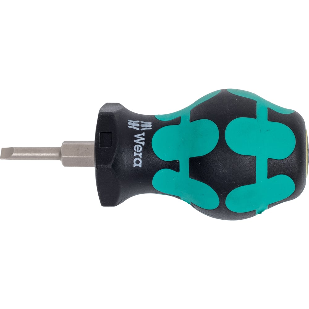 Изображение товара Короткая отвёртка WERA 335 Stubby SL 3,5x0,6x24,5 мм