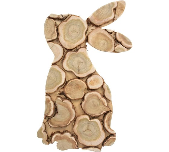 Изображение товара Панно можжевеловое, фигурное, Банные Штучки заяц (профиль) 27x47 см 33580