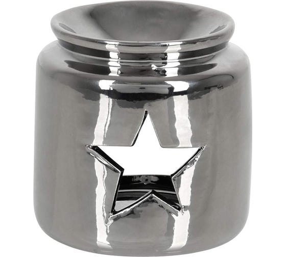 Изображение товара Аромалампа для бани и сауны Банные штучки "Звезда", свеча в комплекте, серебряная, 7,5x7,5x7,5 см 40352
