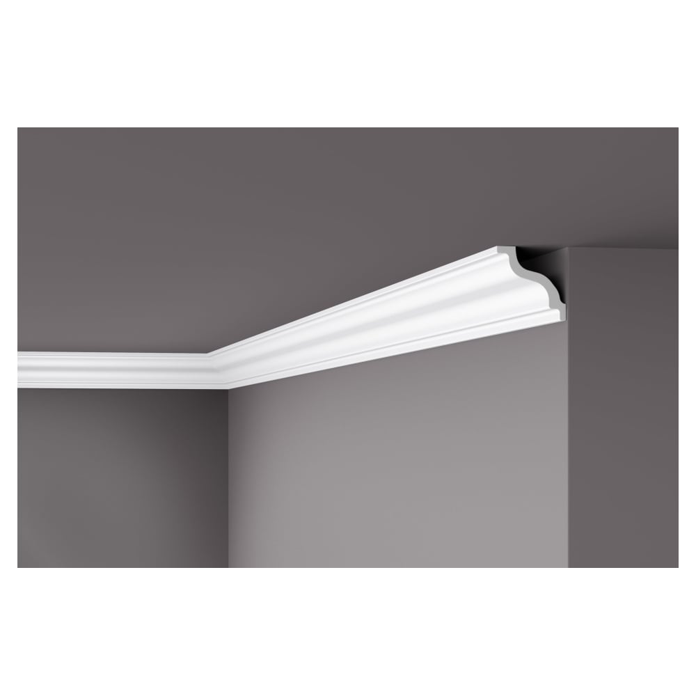 Изображение товара Плинтус NMC 2.0 LX-72 (K)/80/4011197994740 потолочный влагостойкий ударопрочный белый