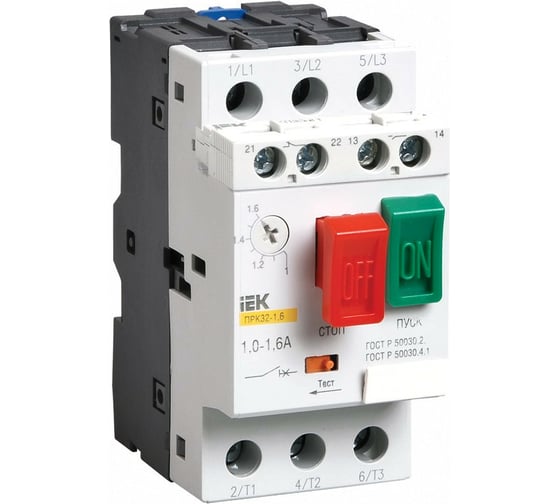 Изображение товара Автоматический выключатель защиты двигателя IEK ПРК 32-25 In25А Ir20-25А Ue 660В ИЭК DMS11-025