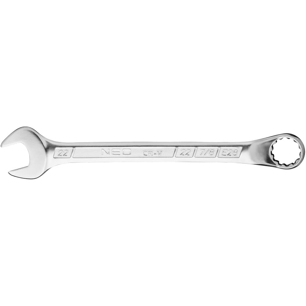 Изогнутый комбинированный ключ NEO Tools изогнутый накидной ключ neo tools