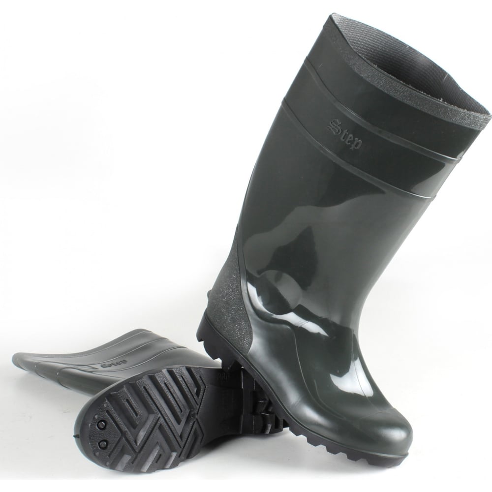 Изображение товара Мужские сапоги Степ ПВХ водонепроницаемые двухкомпонентные оливковый 41 арт.С-40