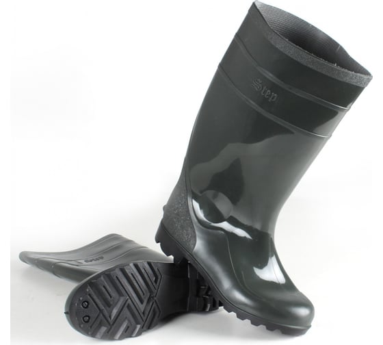 Изображение товара Сапоги мужские фирма СТЕП ПВХ двухкомпонентные Step, оливковый (арт.С-40), 42 00-00001508