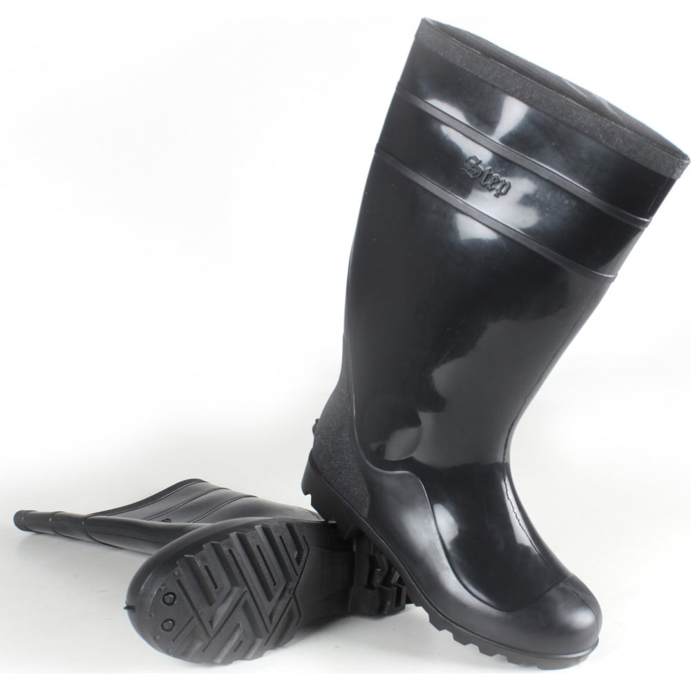 Изображение товара Мужские водонепроницаемые сапоги Факел СТЕП из ПВХ, размер 40, черные