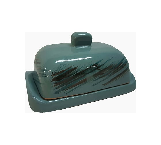 Изображение товара Масленка Борисовская керамика Русская 17x10 см, скандинавия 107236