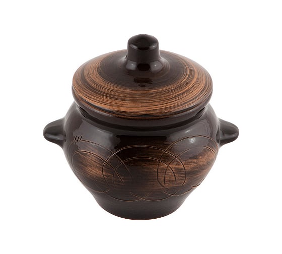 Изображение товара Горшок для жаркого Борисовская керамика 0,5 л, Старина 006696