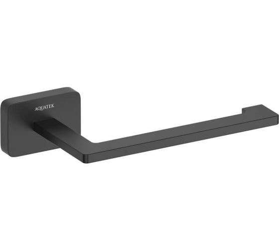 Изображение товара Бумагодержатель Aquatek ЛИБРА матовый черный AQ4308MB 00000135587