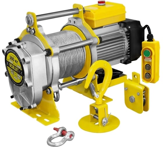 Изображение товара Лебедка строительная OCALIFT TSA 500 кг 40 м 2,3кВт 220в электрическая канатная TSA50040m220v