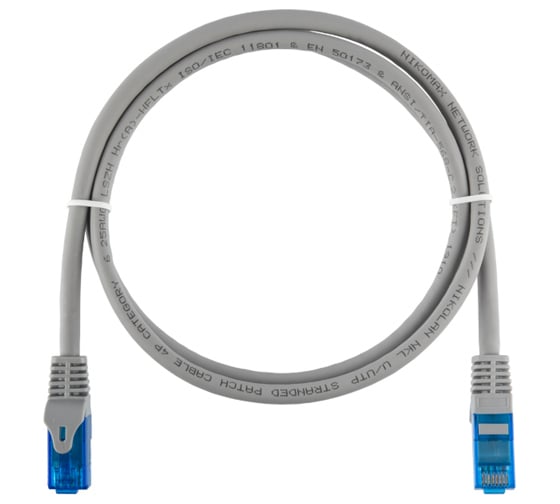 Изображение товара Шнур NIKOMAX U/UTP 4 пары, категория 6, 2хRJ45/8P8C, серый, 1,5м NMC-PC4UE55B-ES-015-C-GY