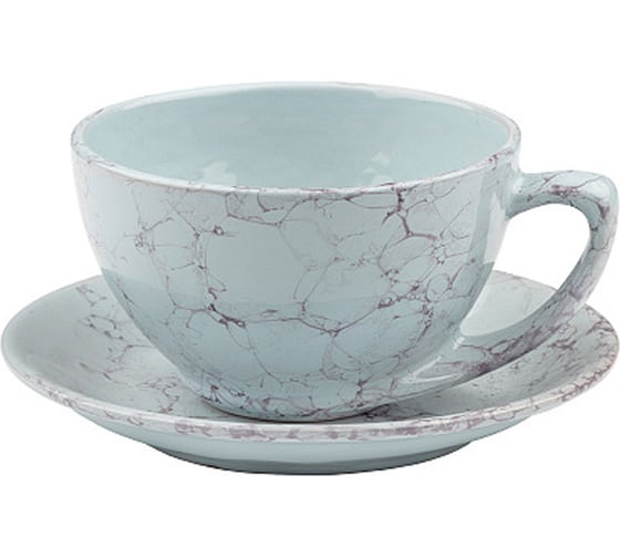 Изображение товара Чашка с блюдцем Борисовская керамика 0,25 л, Элегант, романтика 106763