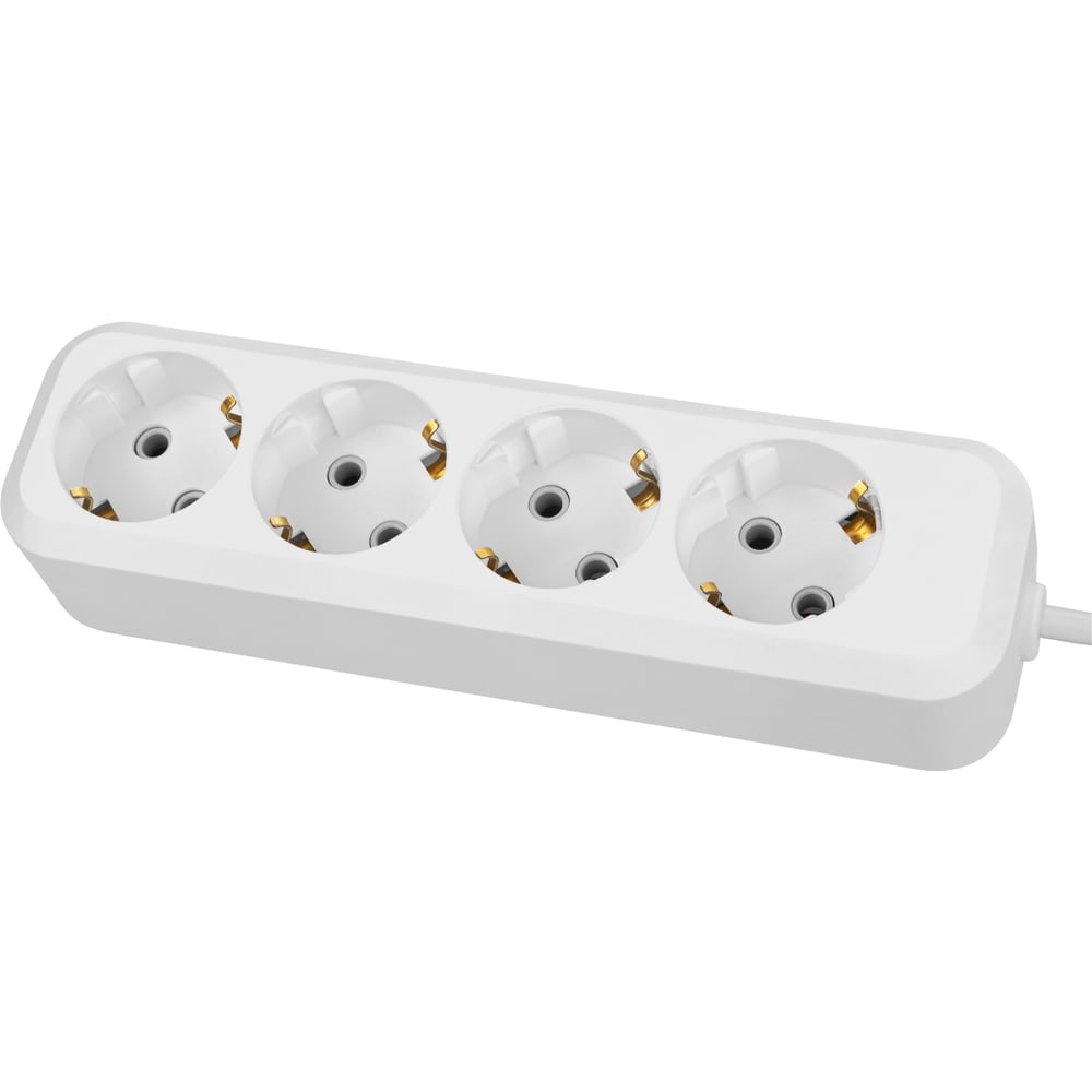 Изображение товара Удлинитель сетевой TDM ELECTRIC 4 розетки 5м 16А белый