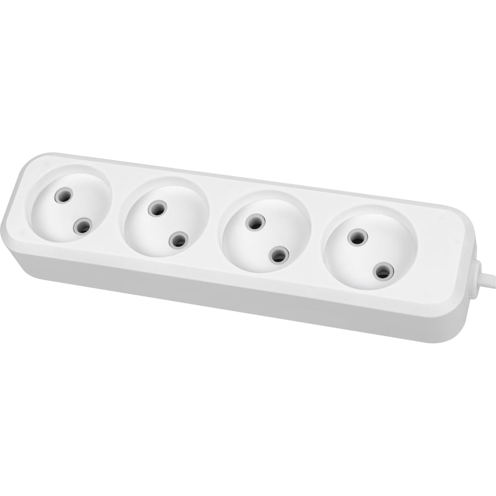 Изображение товара Удлинитель сетевой TDM ELECTRIC 4 розетки 1,5 м белый SQ1303-1205
