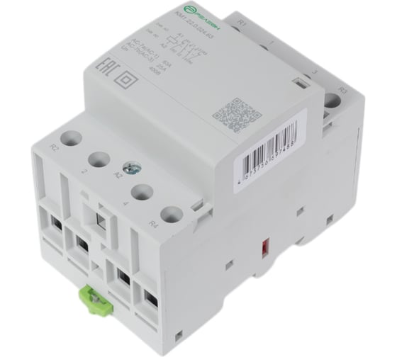 Изображение товара Модульный контактор Релеон 2НО+2НЗ контакта 63А; 24В AC/DC; KM122002463