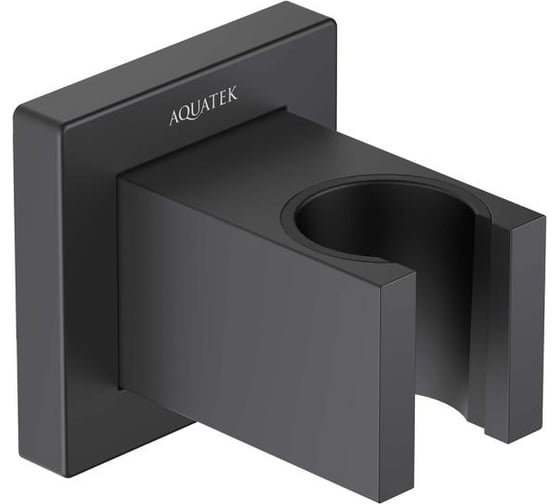 Изображение товара Держатель ручного душа Aquatek матовый черный AQ2401MB 00000135438