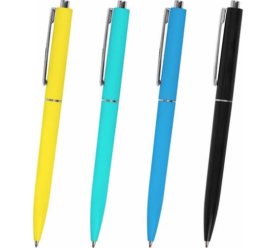 Изображение товара Автоматическая шариковая ручка BRAUBERG X17 Color, синяя, стандартный узел 0.7 мм, линия письма 0.5 мм 144154