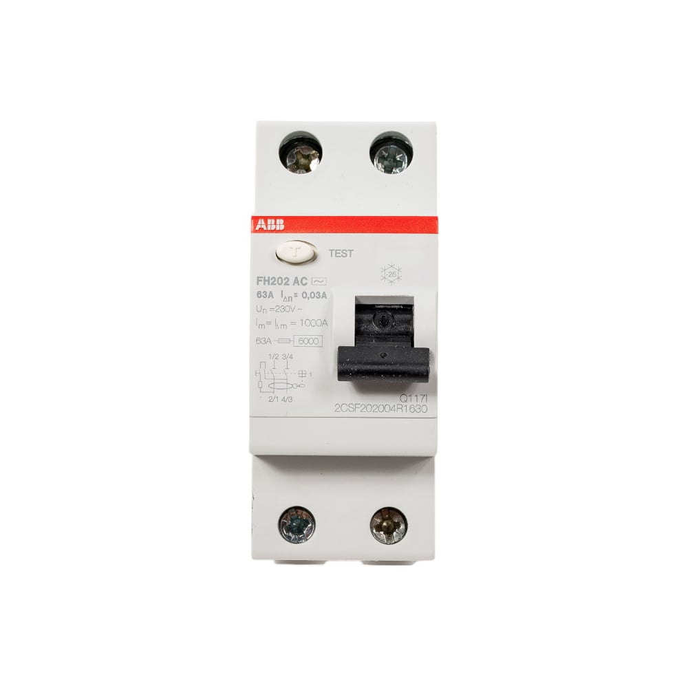 Выключатель дифференциального тока ABB 2CSF202004R1630