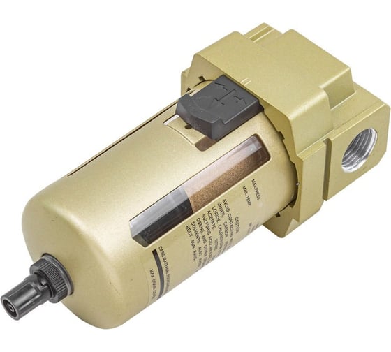 Изображение товара Фильтр воздушный 1/2" (10 мкм, 4000 л/мин, 0-10 bar, рабочая температура 5-60) для пневмосистем Rockforce RF-AF4000-04(54491)