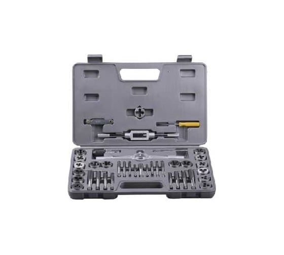 Изображение товара Набор резьбонарезной ИНСТУЛС 40 предм. м 3.0-12.0 npt 1/8 9хс мет. футляр 00001343307