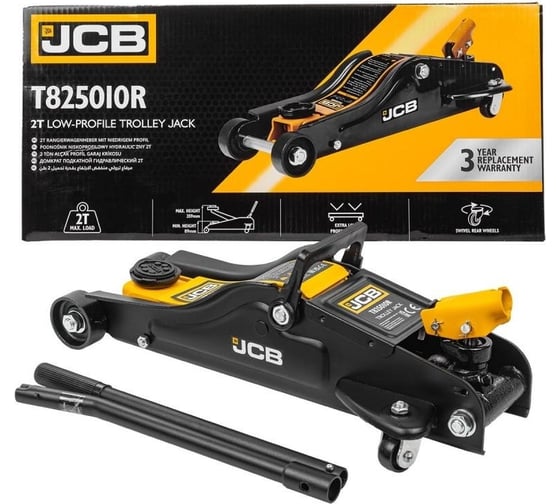 Изображение товара Домкрат подкатной JCB гидравлический 2т JCB-T825010R(58026)