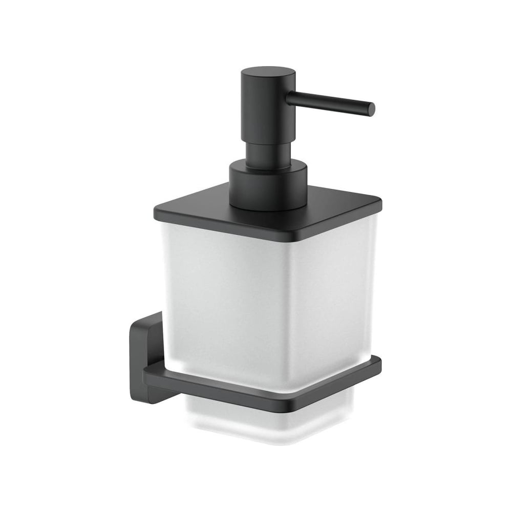 Изображение товара Дозатор Aquatek ЛИБРА матовый черный AQ4305MB для антисептика настенный механический