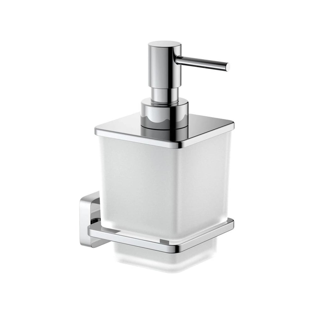 Изображение товара Дозатор Aquatek ЛИБРА AQ4305CR настенный механический хром латунь стекло