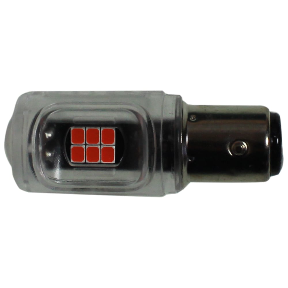 Изображение товара Светодиод Nord-Yada 12V BAY15D P21/5W 1157-2835-16SMD 320mA 420Lm 3.8W Strobe красный 909288