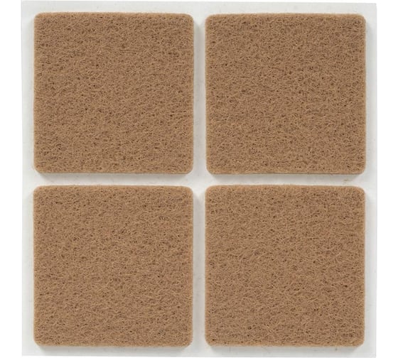 Изображение товара Протектор защитный из фетра Vortex бежевый 38x38 мм 30 24378