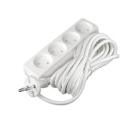 Изображение товара Бытовой удлинитель СОЮЗ ТМ 2200 Вт, 4 гнезда, ПВС, 5м 481S-1405