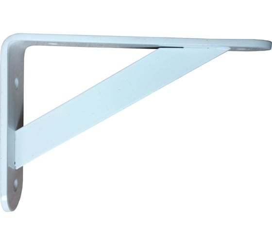 Изображение товара Кронштейн-уголок усиленный ФТ 145x100x30x4 мм, белый, КУ145100Б