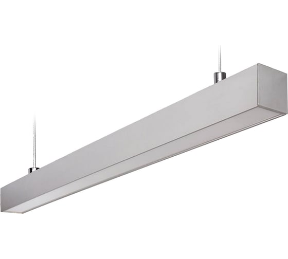 Изображение товара Линейный светодиодный подвесной светильник Uniel ULO-K10D 52W/4000K/L125 IP65 SILVER UL-00012023