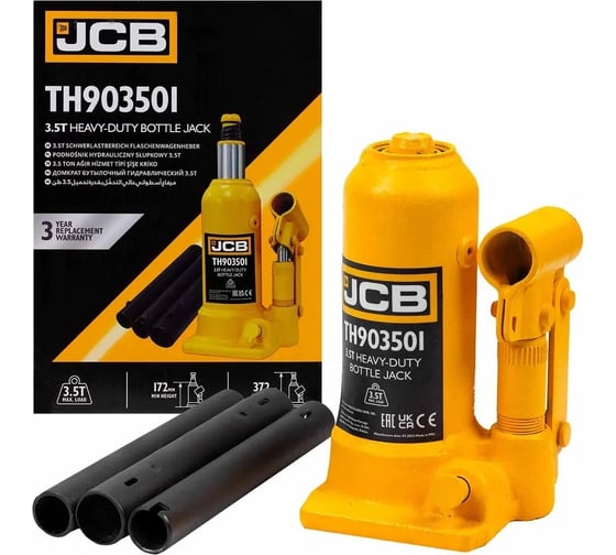 Изображение товара Домкрат бутылочный JCB 3.5 т JCB-TH903501(58057)