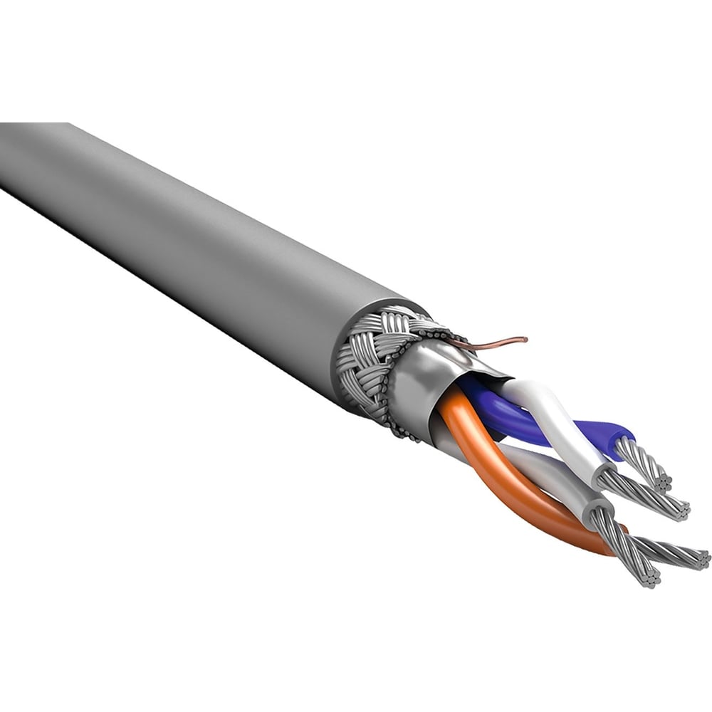 Изображение товара Кабель ITK RS-485 2x2х0,78 нг(А)-LS серый (200м) RC3-RS485-02-SF-4101