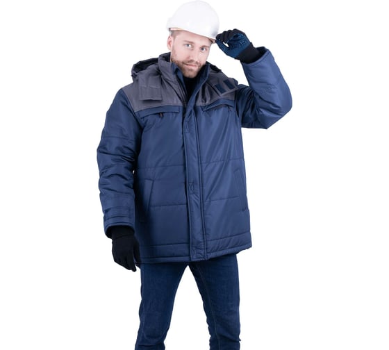 Изображение товара Утепленная куртка ГК Спецобъединение ШАТЛ темно-синий/серый Кур 902/128/182