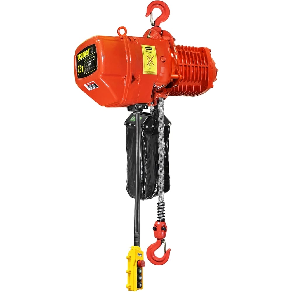 Изображение товара Цепная стационарная электрическая таль OCALIFT 005-01s, грузоподъемность 0,5Т